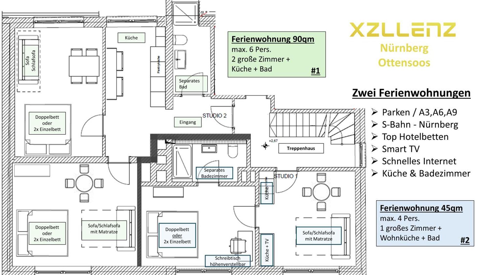 Xzllenz Kueche Bad S-Bahn Parken Smart-Tv Wellbeing Διαμέρισμα Neunkirchen am Sand Εξωτερικό φωτογραφία